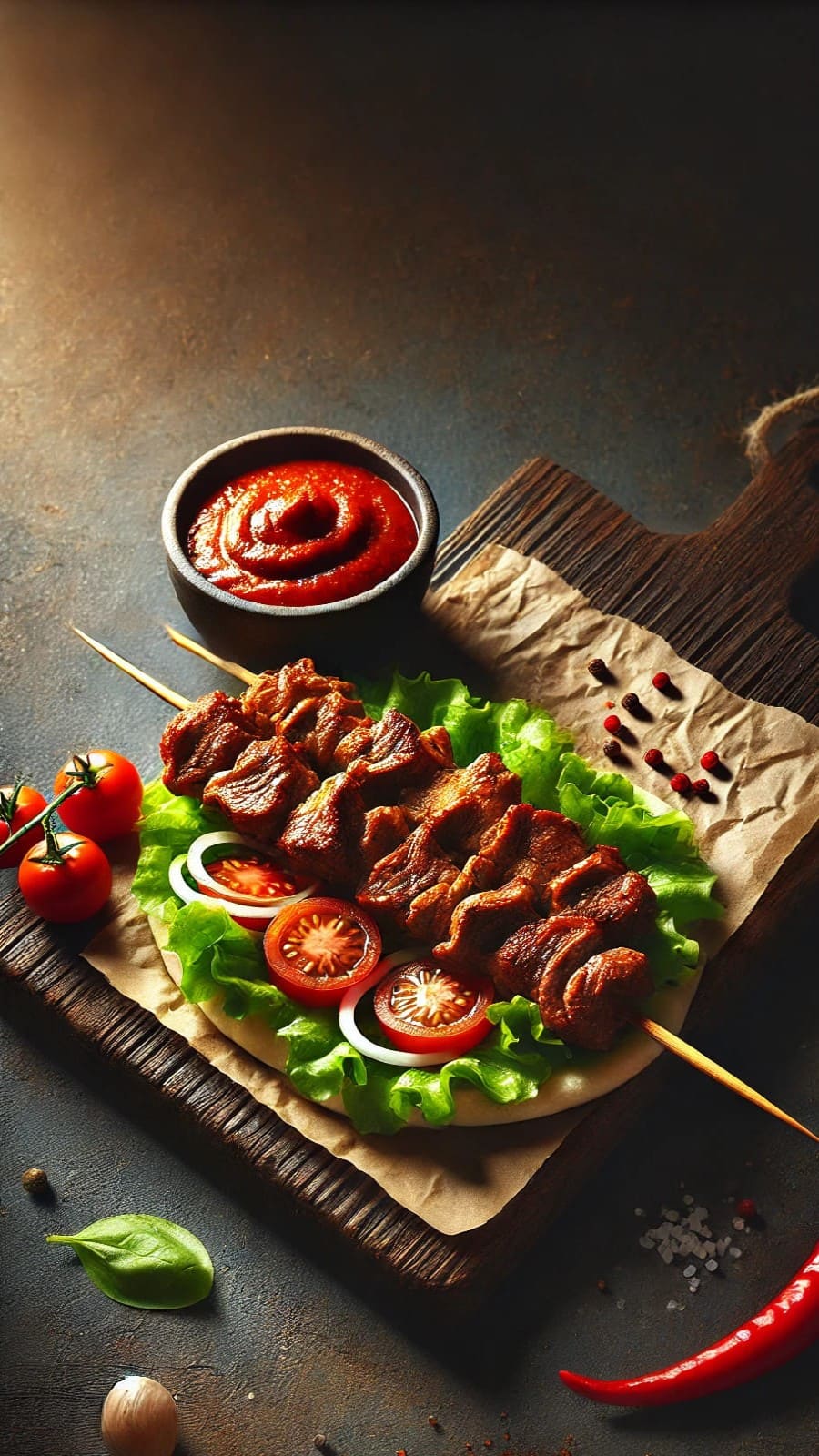 Kebab de Ternera Picante