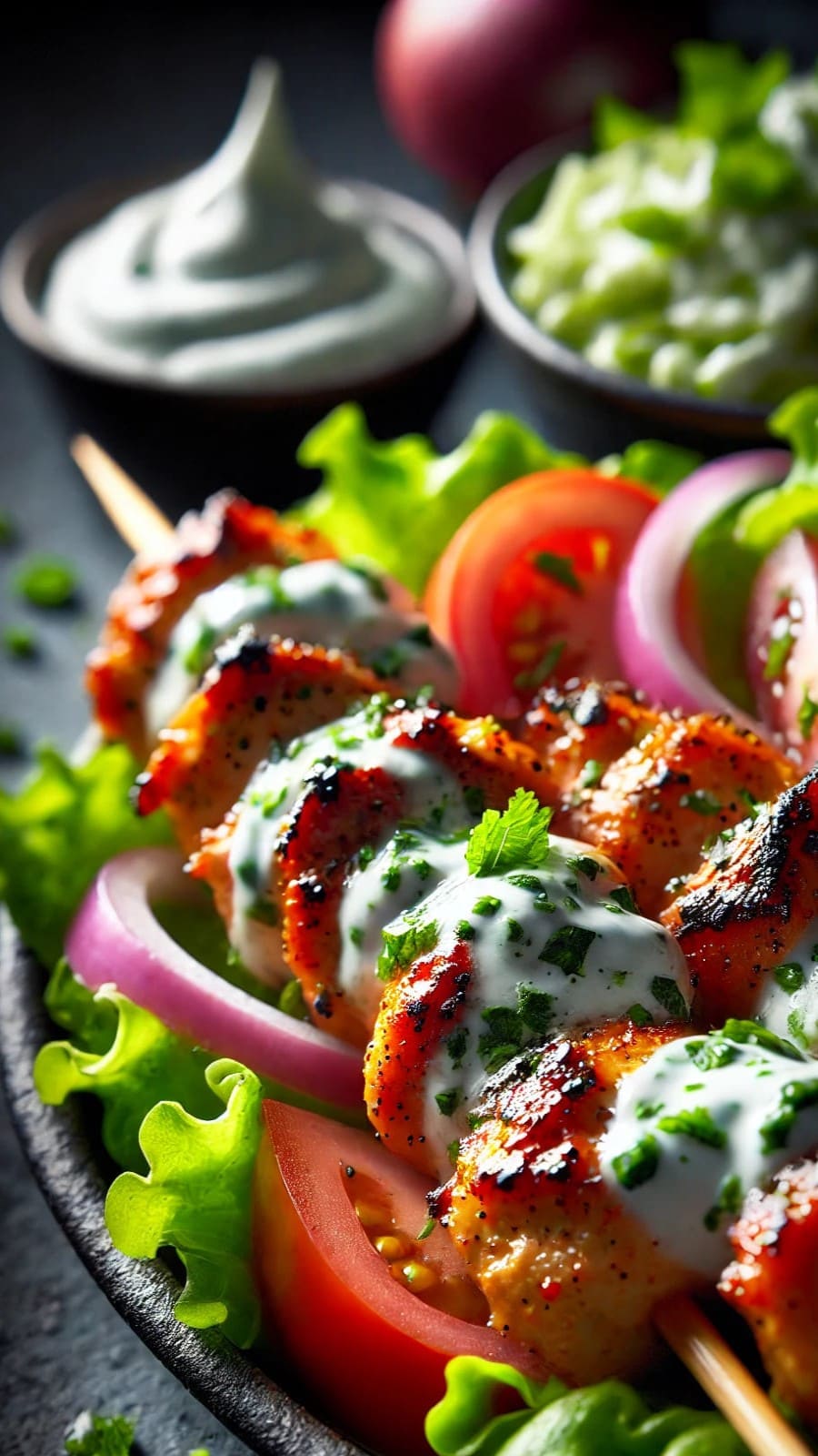 Kebab de Pollo Tikka