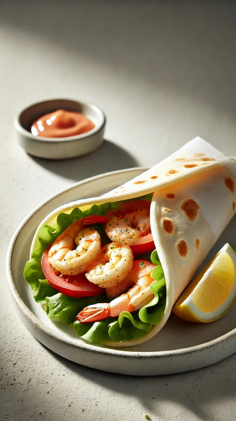 Dürüm de Camarones